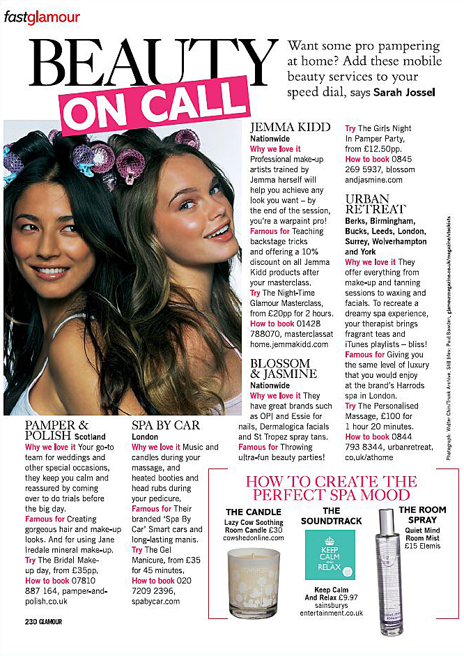 Glamour magazine November 2012